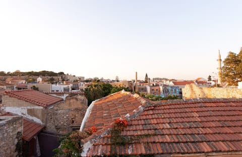 This nice view of the town of Rethymno, comes from the nice private terrace!