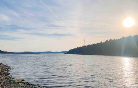 Walk down to the end of the street for access to a quiet cove on Table Rock Lake!
