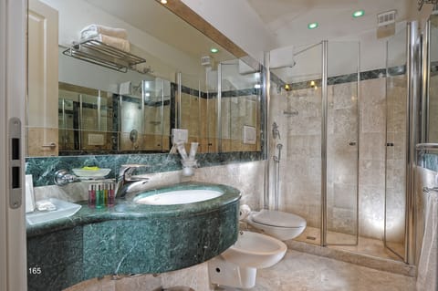 Superior Room | Bathroom | Free toiletries, hair dryer, bidet, towels