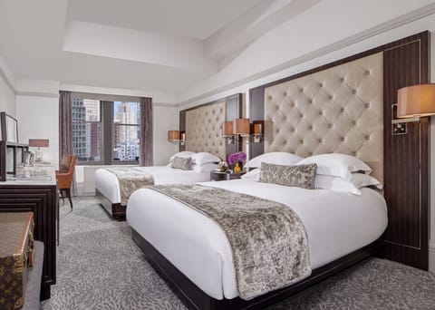 Deluxe Room, 2 Queen Beds | Premium bedding, in-room safe, desk, blackout drapes