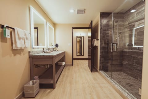 Suite, 1 King Bed (Tailwater) | Bathroom shower