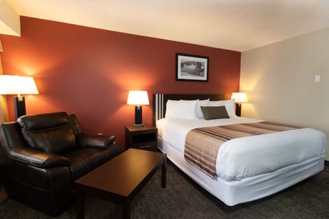 Deluxe Single Room, 1 King Bed, Refrigerator & Microwave | Desk, laptop workspace, blackout drapes, soundproofing