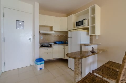 Luxury Apartment, Sea View | Private kitchen | Full-size fridge, microwave, stovetop, cookware/dishes/utensils