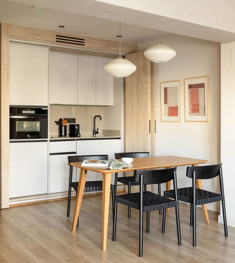 Apartment, 1 Bedroom | Private kitchen | Mini-fridge, stovetop, electric kettle, cookware/dishes/utensils