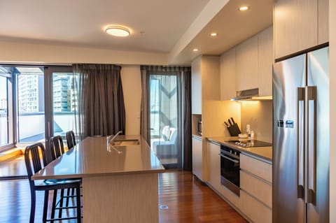  Penthouse, 3 Bedrooms (North)  | Private kitchen | Microwave, oven, stovetop, dishwasher