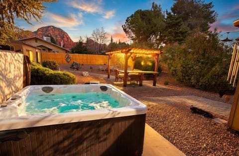 Relax in the Soothing Hot Tub