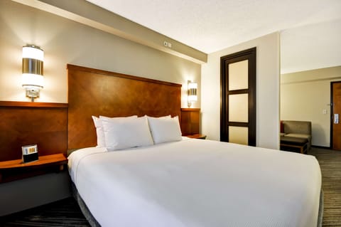 Room, 1 King Bed, Accessible, Bathtub | Premium bedding, down comforters, in-room safe, desk