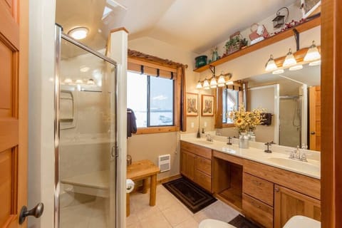 Upstairs Double Vanity Bathroom