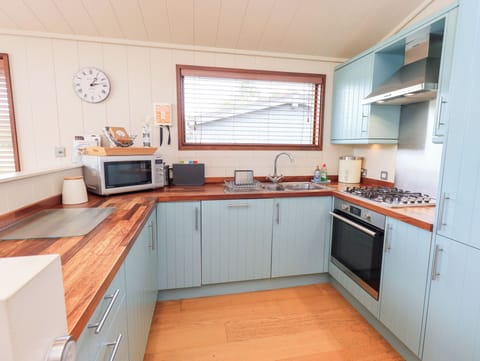 Fridge, dishwasher, cookware/dishes/utensils