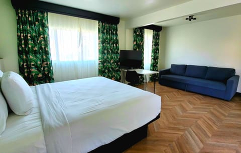 Family Single Room, 1 King Bed with Sofa bed, Non Smoking | Premium bedding, free WiFi, bed sheets