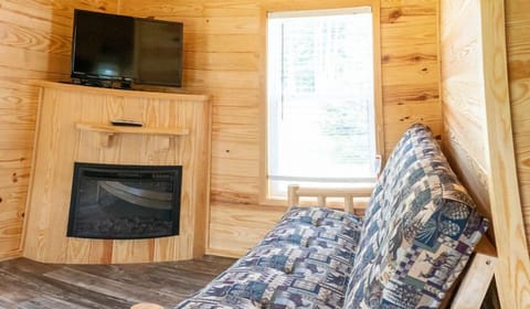 Deluxe Cabin | Living area | Flat-screen TV