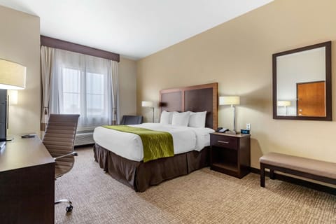 Room, 1 King Bed, Accessible, Non Smoking | Egyptian cotton sheets, premium bedding, down comforters, pillowtop beds