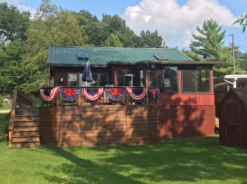 Your deck facing the lake!