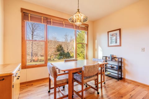 Wonderful view from dining area