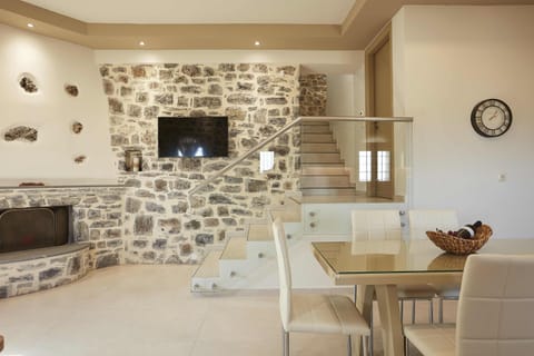 Featuring a 50' Smart TV & a Fire Place.