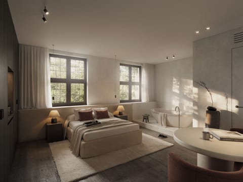 Superior Double Room | Minibar, in-room safe, desk, laptop workspace