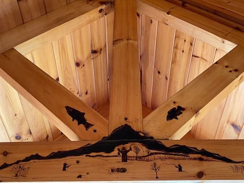 Wood burnings from local artist