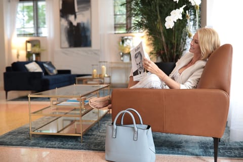 Lobby sitting area