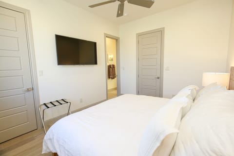 Bedroom 5 has a 55" Smart TV (First Floor)