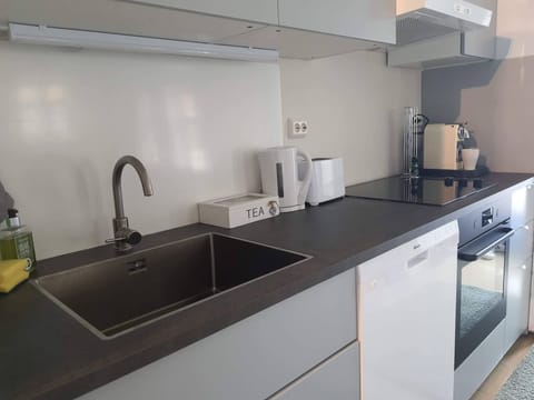 Apartment, 2 Bedrooms, Smoking | Private kitchen | Microwave, coffee/tea maker, electric kettle, cookware/dishes/utensils