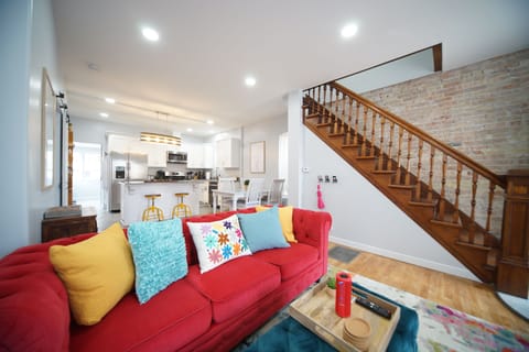 Fast Wifi available in the house with password info posted prominently.