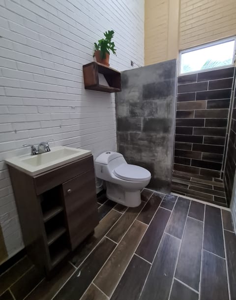Comfort Room | Bathroom | Shower, towels, soap, toilet paper
