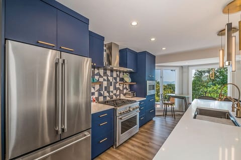 Stainless appliances and fixtures