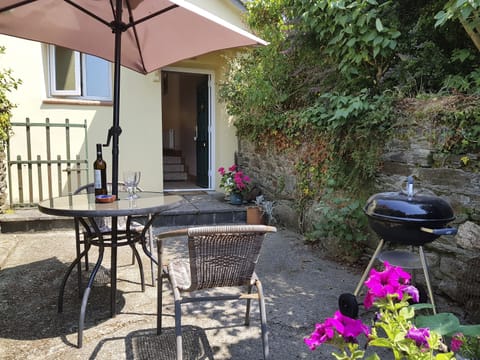 Patio furniture and BBQ