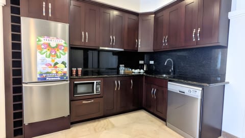 Family Condo, 2 Bedrooms | Private kitchen | Coffee/tea maker, electric kettle