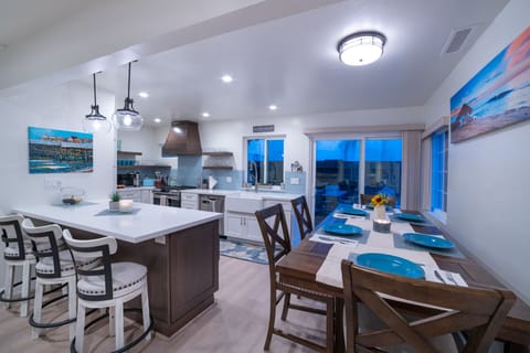 Spacious kitchen area