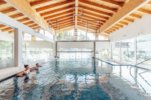 Indoor pool, outdoor pool, open 7:00 AM to 9:00 PM, pool umbrellas