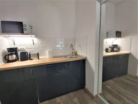 Comfort Studio | Private kitchen | Fridge, microwave, coffee/tea maker, electric kettle