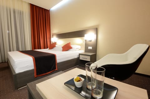 Double Room (10% discount in lobby bar) | Minibar, in-room safe, desk, blackout drapes