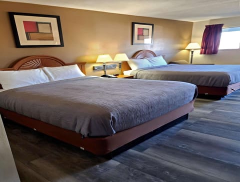 Standard Room, 2 Queen Beds, Non Smoking | Premium bedding, pillowtop beds, desk, blackout drapes