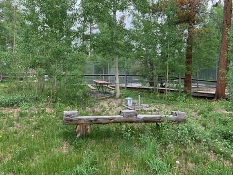 Common area outside the patio.