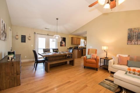 Dining and living room