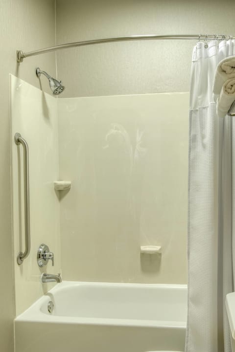 Suite, 2 Queen Beds | Bathroom | Combined shower/tub, free toiletries, hair dryer, towels