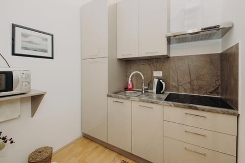 Studio, 1 Double Bed | Private kitchen