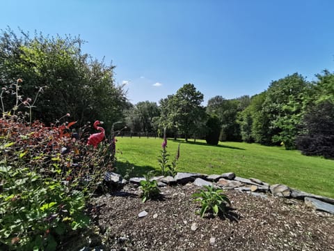 The view from Honeysuckle's private garden.