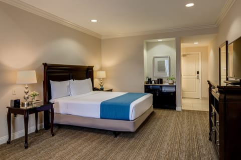 Studio Suite, 1 King Bed, Accessible | Hypo-allergenic bedding, down comforters, pillowtop beds, in-room safe