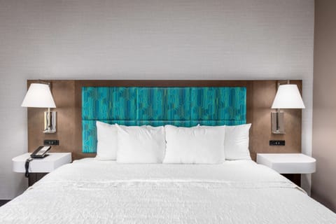 Pillowtop beds, in-room safe, blackout drapes, soundproofing