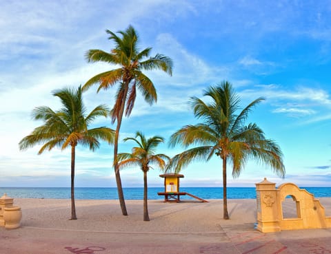 Beach nearby, white sand