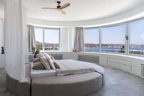 Villa Noura with Private Pool, Sea View | Premium bedding, down comforters, pillowtop beds, minibar