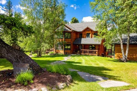 Front view of the house