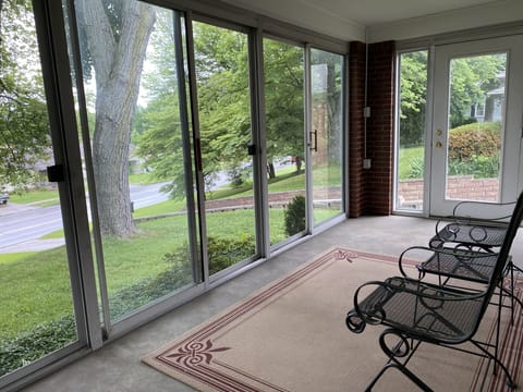 Enclosed front porch