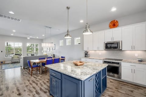 Open concept floor plan