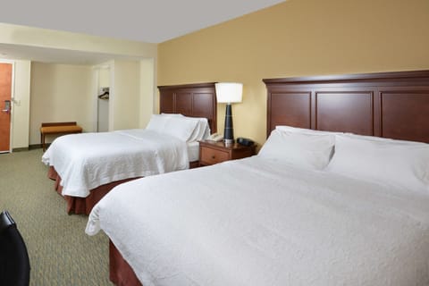 Room, 2 Queen Beds, Accessible (Mobility & Hearing, Roll-in Shower) | Premium bedding, pillowtop beds, in-room safe, desk