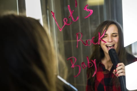 Shower, eco-friendly toiletries, hair dryer, towels