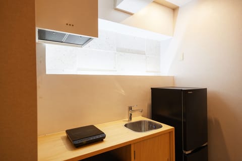 Deluxe Villa | Private kitchen | Mini-fridge, microwave, rice cooker, griddle