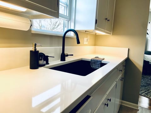 Newly redone kitchen with dishwasher